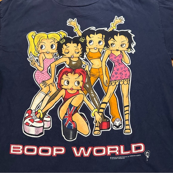 Vintage 1998 Betty Boop Spice Girls Power T shirt size XL - Picture 2 of 6